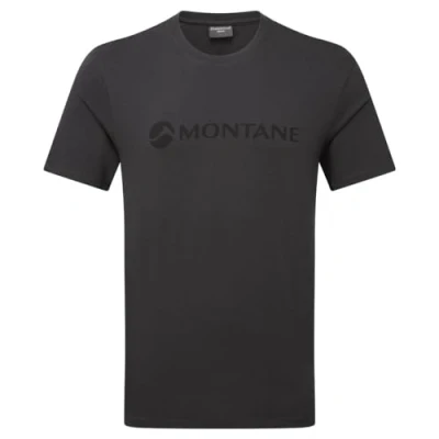 Image of Montane Men&#039;s Mono Logo T Shirt Midnight Grey XL, Multicoloured