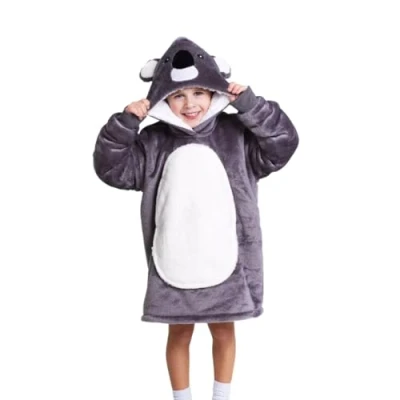 Image of Cuddle Kids Small Blanket Hoodie Koala 3 6 years
