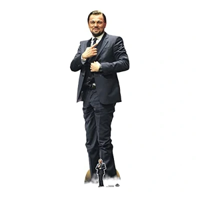 Image of Star Cutouts CS1063 Leonardo DiCaprio Boss Lifesize Cardboard Cutout With Mini