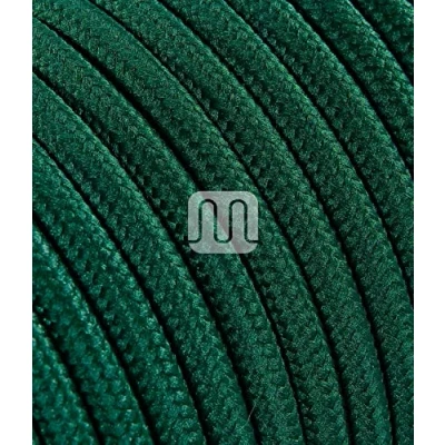 Image of Merlotti 20338 Electric Cable Round H03VV F 2x0.75, Petroleum Green, 3 m