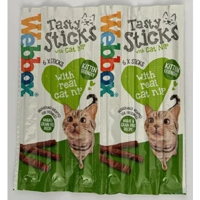 Image of Tasty Sticks Cat Treats with Catnip 30g (Single Packet)