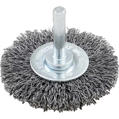 Image of York 60X10MM Shaft Mounted Rotary Wire Brushes 30SWG.