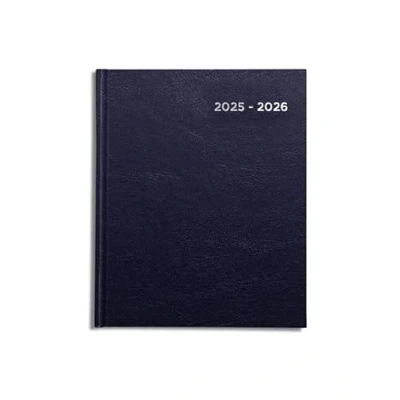 Image of Pirongs Page a day 2024 2025 Navy Academic Diary (Slightly wider than A5)