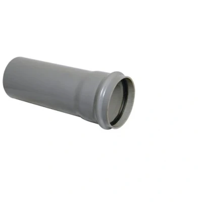 Image of Floplast SP3G 110mm Ring Seal Soil 3M Single Socket Pipe Grey