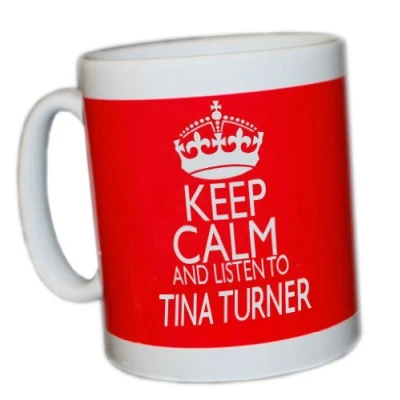 Image of KEEP CALM AND LISTEN TO TINA TURNER (RED) MUG