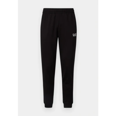 Image of EA7 Men&#039;s Logo Joggers, Black/White, XL