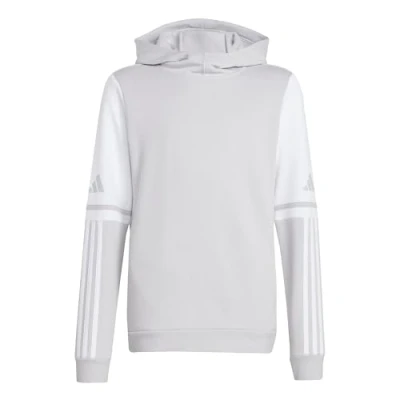 Image of adidas Unisex Kids SQUADRA25 SWEAT HOODY KIDS, team light grey/white, 11 12 Years
