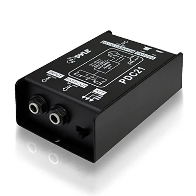 Image of Pyle Pro PDC21 Direct Box DI 1/4&#039;&#039; Instrument To Balanced &amp; Unbalanced (1/4&#039;&#039;/XLR)