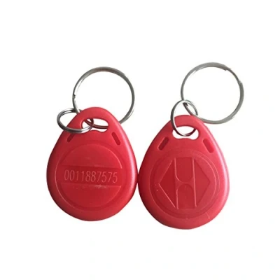 Image of RFID fob em4100 Chip,Door Entry Access Waterproof id tag (Pack of 10) (Red)