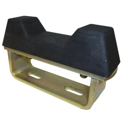 Image of leisure MART Boat trailer keel block mounting bracket and rubber Pt no. LMX1487