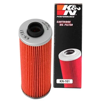Image of K&amp;N Motorcycle Oil Filter: High Performance, Premium, Designed to be used with Synthetic or Conventional Oils: Fits Select BMW Motorcycles, KN 161