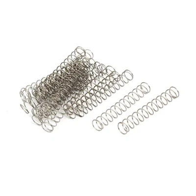 Image of sourcingmap Compression Spring,304 Stainless Steel,8mm OD,0.5mm Wire Size,50mm Free Length,Silver Tone,20Pcs
