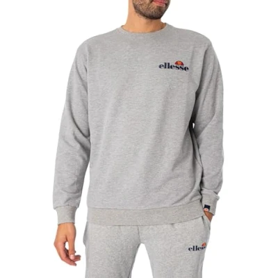 Image of Ellesse Fierro Sweatshirt, Men&#039;s, Size: XS, Grey marl
