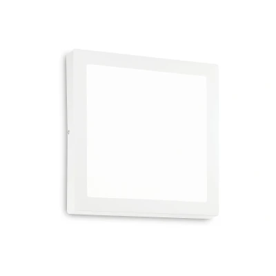 Image of Universal LED 1 Light Indoor Square Large Flush White