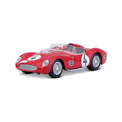 Image of Bburago 18 36307 Ferrari Testarossa (1959) 1:43 Scale Model car, Red #4