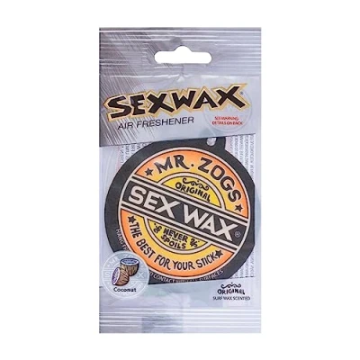 Image of Mr Zogs Sex Wax Car Air Freshener Surf Assorted Fragrances New (5 x Coconut)