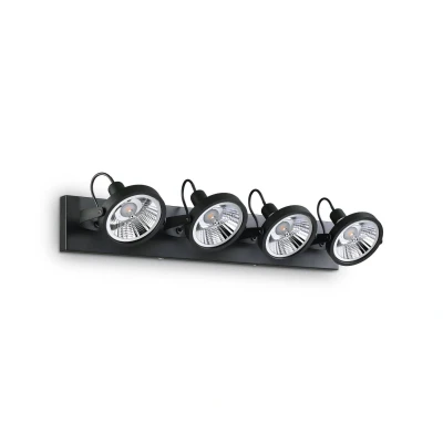 Image of Glim 4 Light Ceiling Black