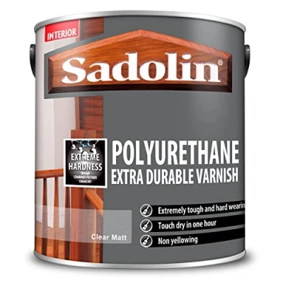 Image of Sadolin Polyurethane Extra Durable Varnish 2.5 litre Matt
