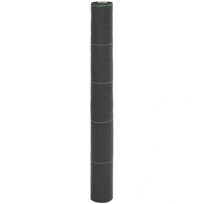 Image of vidaXL Weed Membrane Black 1x50 m PP