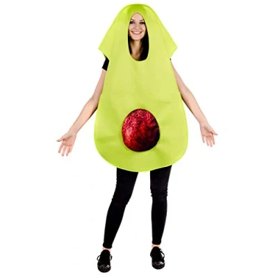 Image of Fun Shack Avocado Costume Adult, Halloween Costume, Adult Fruit Food Costumes for Adults One Size