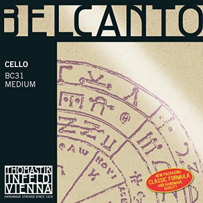 Image of Thomastik Einzelsaite für Cello 4/4 Belcanto G Saite Spiralkern, Chrom umsponnen, mittel