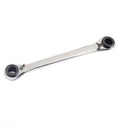 Image of 4 in 1 Reversible Ring Ratchet Spanner Double Twin Ended 16 19mm