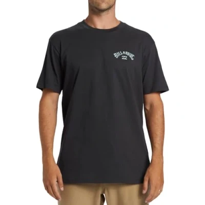 Image of Billabong ARCH FILL SS Print Tshirt, Men&#039;s, Size: XS, Washed black