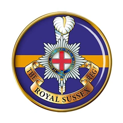 Image of Royal Sussex Regiment, British Army Pin Badge