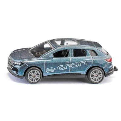 Image of siku 1567, Audi Q4 e tron, Toy Car, Metall/Plastic, Blue, Tow Hitch, Rubberised Tyres, Metallic Paint