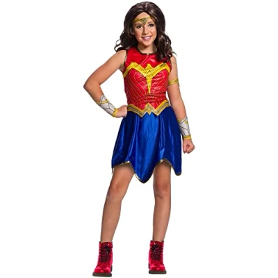 Image of Rubie&#039;s 701003S Dc Comics Ww84 Wonder Woman Kids Costume Child&#039;s, Girls, Multicolour, 3 5 Years
