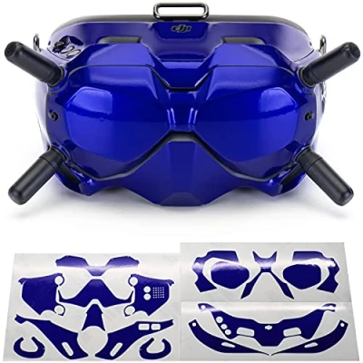 Image of WRAPGRADE Skin Compatible with DJI FPV Goggles V2 (STRATOSPHERE BLUE)