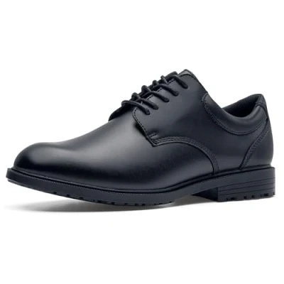 Image of Shoes for Crews Cambridge III Comfortable Leather Work Shoes, Cushioned Insoles, Slip Resistant Outsole, Classic Style Office, OB E SR Men