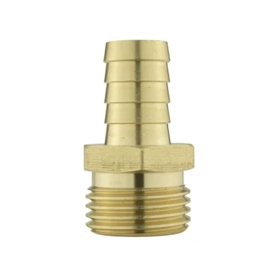 Image of Solid Brass Pipe hosetails to Male bsp Thread for Pumps,Filters Water Features and Fountains (1/2&quot; bspm 13mm Barb)