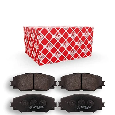 Image of 0446502220, 0446502240, 0446502310, 0446502400, 0446542200 Brake pad set FEBI BILSTEIN 16650 Front Axle excl. wear warning contact