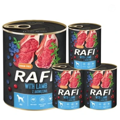 Image of Complete Wet Dog Food: Meat &amp; Natural Ingredients, Grain Free, Immune Boosting Superfoods in Every Flavor! Healthy Tasty Nutrition for All Breeds! (Lamb, 4x800g)