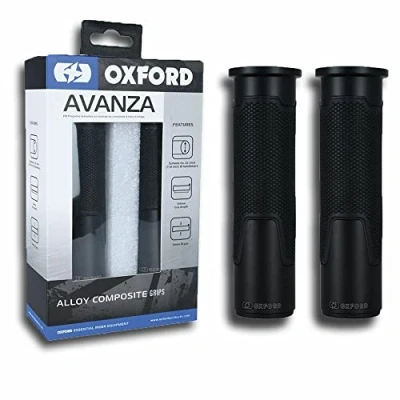 Image of Oxford Avanza Handlebar Grips Black (OX611)