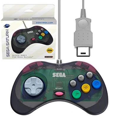 Image of Saturn Official Controller Pad Original Port (Slate Grey)