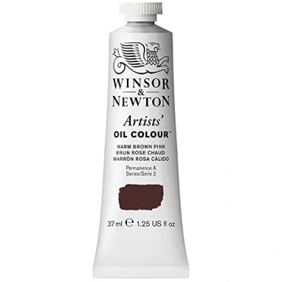 Image of Winsor &amp; Newton 1214413 Artists Oil Paint 37 ml Tube Artist with Highest Possible Pigmentation, Light Fastness Rose Brown Warm