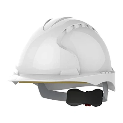 Image of JSP EVO3 HDPE Safety Helmet Wheel Ratchet White (AJE170 000 100)