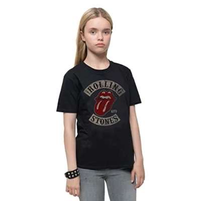 Image of Rolling Stones Kids Tshirt tm 6 jaar Tour 78 Black