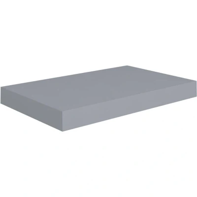 Image of vidaXL Floating Wall Shelf Grey 40x23x3.8 cm MDF