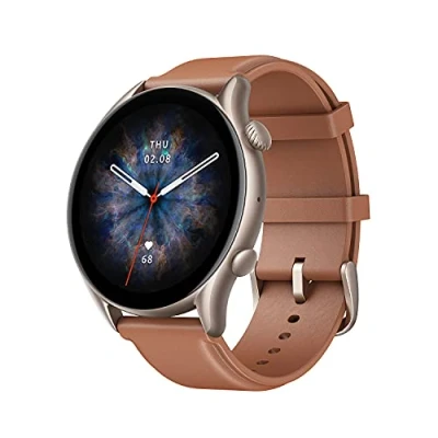 Image of Amazfit W2040OV3N smartwatch / sport watch 3.68 cm (1.45&quot;) AMOLED Digital 480 x pixels Touchscreen Silver Wi Fi GPS (satellite)