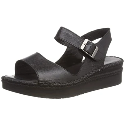 Image of Hush Puppies Women&#039;s Stacey Sandal, Black, 8 UK