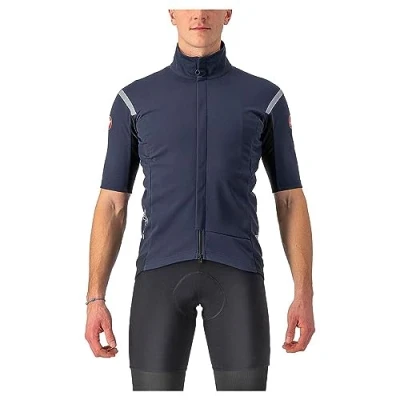 Image of CASTELLI 4522512 424 GABBA RoS 2 Jacket Men&#039;s BELGIAN BLUE/SILVER REFLEX Size XL