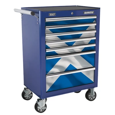 Image of Sealey Superline Pro Scotland Graphics 7 Drawer Rollcab Kit