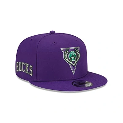 Image of New Era 9Fifty Snapback Cap NBA CITY Milwaukee Bucks One Size