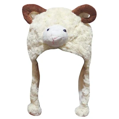 Image of Petitebelle Sheep Warm Hat (Beige, One Size)