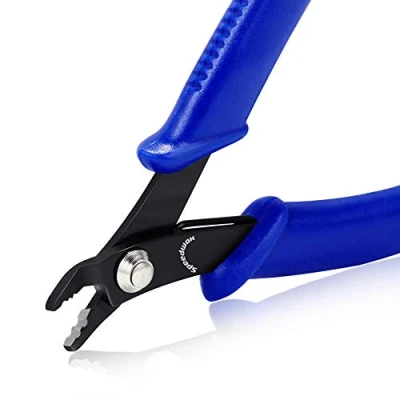 Image of SPEEDWOX Bead Crimper Tool for Jewelry Making Crimping Pliers 5 Inches Standard Precision Fine Bent Head Closing Crimp Covers Multi Use DIY Craft Beading Hobby