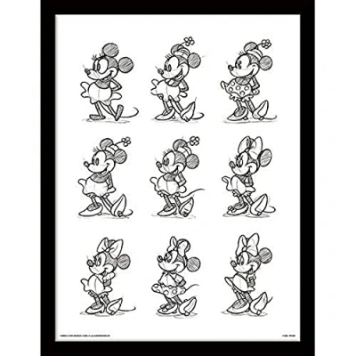 Image of Disney Junior FP11132P PL Minnie Mouse 30 x 40 cm &quot;Sketched&quot; Framed Print