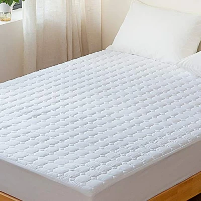 Image of Kono Quilted Mattress Protectors Single Extra Deep Ultra Soft Breathable Fitted Bed Cover with Elasticated Skirt (Single)